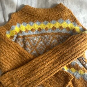 Free People Patterned Sweater